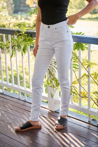 Basic White Denim Jeans