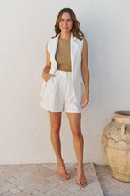 Load image into Gallery viewer, Astrid Sleeveless White Blazer
