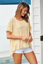 Load image into Gallery viewer, Monte Leopard Yellow Tee