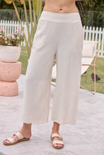 Load image into Gallery viewer, Ziara Beige Faux Linen Pants