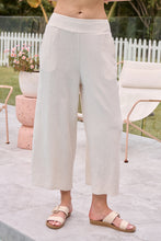 Load image into Gallery viewer, Ziara Beige Faux Linen Pants