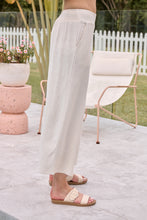 Load image into Gallery viewer, Ziara Beige Faux Linen Pants