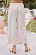 Load image into Gallery viewer, Ziara Beige Faux Linen Pants