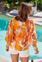 Load image into Gallery viewer, Roux Orange/Mustard Print Lightweight Summer Shirt