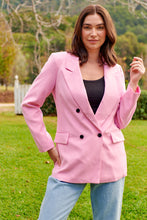 Load image into Gallery viewer, Mimosa Pink Button Front Blazer