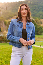 Load image into Gallery viewer, Tamsyn Blue Collared Denim Jacket