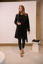 Load image into Gallery viewer, Ivy Black Winter Wrap Coat