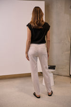 Load image into Gallery viewer, Beige Tie Waist Jogger Pants