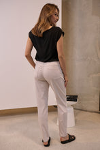 Load image into Gallery viewer, Beige Tie Waist Jogger Pants