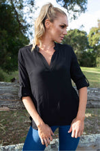 Load image into Gallery viewer, Melissa Shirt Black