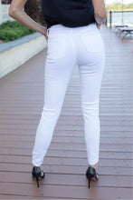 Load image into Gallery viewer, Rip Knee White Denim Jean