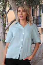 Load image into Gallery viewer, Sorrento Mint Button shirt