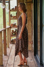 Load image into Gallery viewer, Jacinta Sleeveless Black Animal Printed Midi Dress