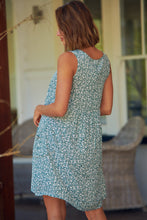 Load image into Gallery viewer, Vale Mint Green Floral Pocket Shift Dress