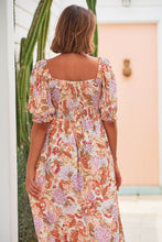 Load image into Gallery viewer, Jasper Shirred Lilac/Pink Maxi Dress