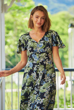 Load image into Gallery viewer, Alexia Green Floral Dress