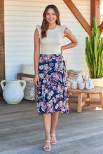 Load image into Gallery viewer, Elsie Floral Print Chiffon Layered Skirt