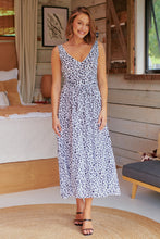 Load image into Gallery viewer, Pepper Black/White Animal Print Maxi Dress