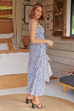 Load image into Gallery viewer, Pepper Black/White Animal Print Maxi Dress