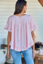 Load image into Gallery viewer, Aries Pink Linen Tee