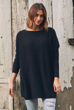 Load image into Gallery viewer, Emerson Oversized Batwing Black Long Sleeve Knit