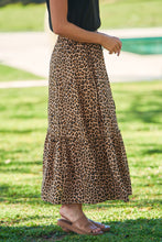 Load image into Gallery viewer, Leona Leopard Print Maxi Skirt