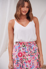 Load image into Gallery viewer, Gaia Pink Floral Boho Maxi Skirt
