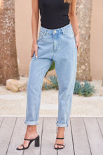Load image into Gallery viewer, Chanelle Light Blue Wash Mum Denim Jeans