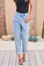 Load image into Gallery viewer, Chanelle Light Blue Wash Mum Denim Jeans