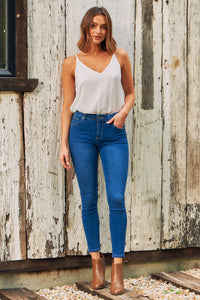 Basic Blue Denim Skinny Jean