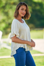 Load image into Gallery viewer, Aries Beige Linen Tee
