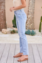 Load image into Gallery viewer, Mary Light Blue Straight Cut Stretch Denim Jeans