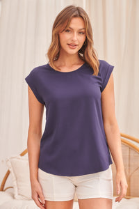 Kimmy Navy Plain Top
