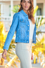 Load image into Gallery viewer, Ada Blue Collared Denim Jacket