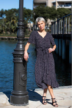 Load image into Gallery viewer, Joanna Black Spot Maxi Dress