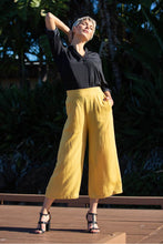 Load image into Gallery viewer, Chelsea Elasticated Mustard Culotte